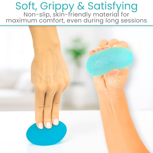 Vive Squeeze Balls for Hand Therapy Set (4 Pack) - Grip Strengthener 4