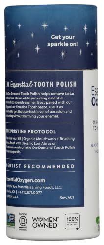 ESSENTIAL OXYGEN Organic Mint Tooth Polish, 2oz