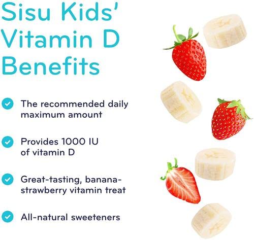 SISU Kids Vitamin D 1000Iu, 90 CT