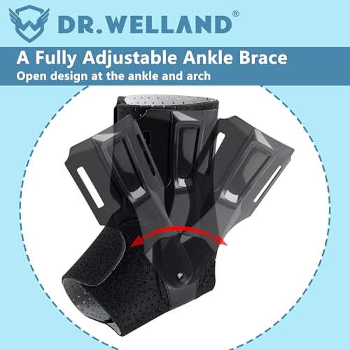 Ankle Brace with Side Stabilizers -Adjustable Ankle Support for Sprains, Sports Injuries, Plantar Fasciitis, Injury Recovery, Ankle Support for Running, Basketball, Volleyball (X-Large) X-Large