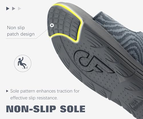 COFACE Womens Sandals Comfortable Orthopedic Orthotic Recovery Ladies Plantar Fasciitis Walking Cushioned Cloud Slip On Slides for Woman Grey 7