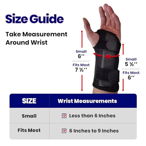 Wrist Brace For Carpal Tunnel Right Hand Small + Elbow Brace Small