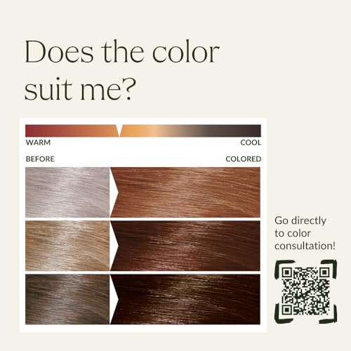 khadi NATURAL HAZEL Natural Hair Color - for shiny to rich chocolate brown - plant hair color - 100% herbal & natural - 3.5 oz