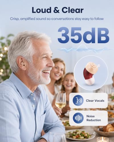 CUEME Hearing Aids, OTC Rechargeable Hearing Aids for Seniors & Adults