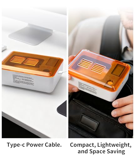 Hearing Aid Dryer Dehumidifier，Hearing Amplifiers Drying Box with 5 Cleaning Kit Removes Moisture, Sweat, and Dust from Earbuds Hearing Aids, 4 Ultraviolet Light, Battery Test. (4UV+Tools) 4UV+Tools