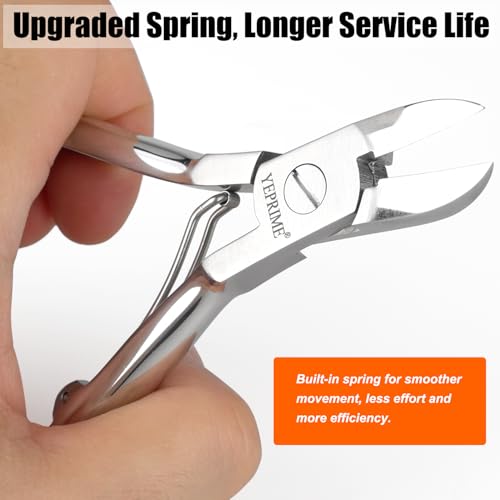 Toenail Clippers for Thick and Ingrown Nails, Curved Blade Curved Blades