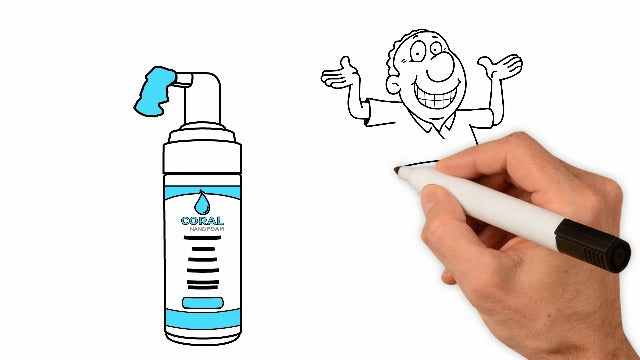 Fluoride Free Foam Toothpaste Coral Calcium Nano Silver Natural Mint 4oz 4.2 Ounce (Pack of 1)
