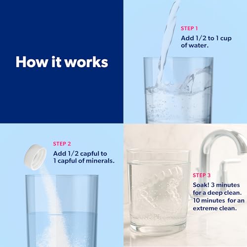 EverSmile AllClean Minerals – Deep Cleaner for Retainers, Clear Aligners, Invisalign, Dentures, Night & Mouth Guards – Removes Stains, Odors & Plaque in 3-Minutes – Up to 120 Uses (300g), 2 Pack 10.58 Ounce (Pack of 2)