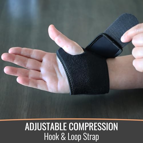 Heelbo Active Universal Support Wrist Compression Brace | Carpal Tunnel Wrist Brace Night Support | Unisex| Left Hand & Right hand for Pain Relief & Injury Recovery