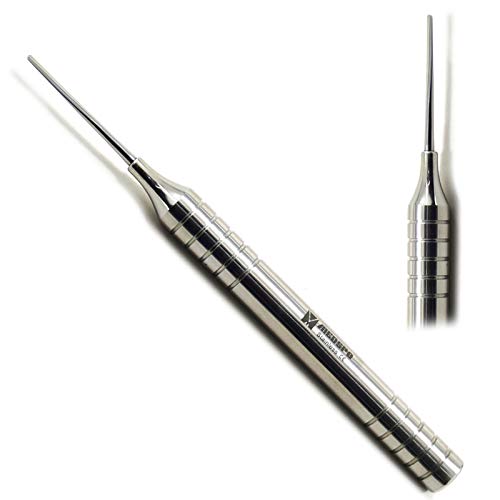 MEDSPO Professional Dental Instruments Osteotome Periotome Luxating Elevator Implant | Orthodontic PDL Teeth | Surgical Root Extraction Spreading (Flex Periotome Titanium Set Of 3)