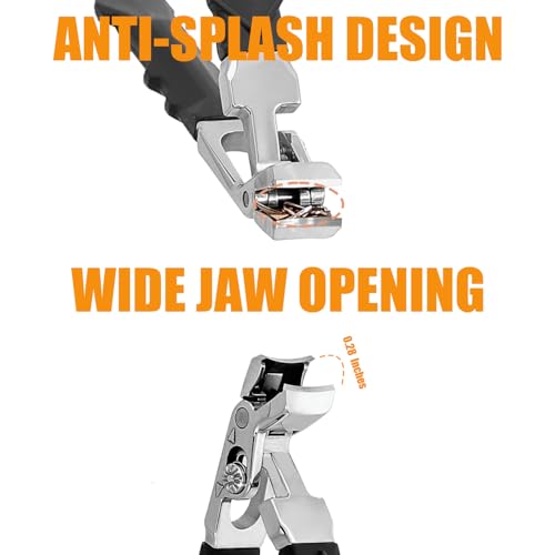 Heavy Duty Angled Head,Wide Jaw Clippers for Seniors and Man,Ingrown Toenail,Thick Nail.Long Handle, Slanted Nail Cutter for Men,Women,Pregnant,Elderly.4Pcs