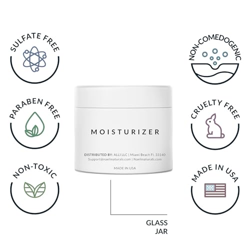NAELI Face Moisturizer with SPF 30, Anti Aging Collagen & Peptide Cream, Reduces Wrinkles - Lightweight Skin Hydration with Hyaluronic Acid, Paraben Free & Non-Comedogenic Sunscreen, 3.4 oz 3.4 Ounce (Pack of 1)