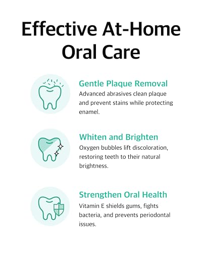 LiveOrals Whitening Toothpaste 80g x 3 – Fluoride-Free, Nano Hydroxyapatite & Hydrogen Peroxide, Sensitive Teeth, Enamel Strengthening, Natural Mint Gel Pack of 3