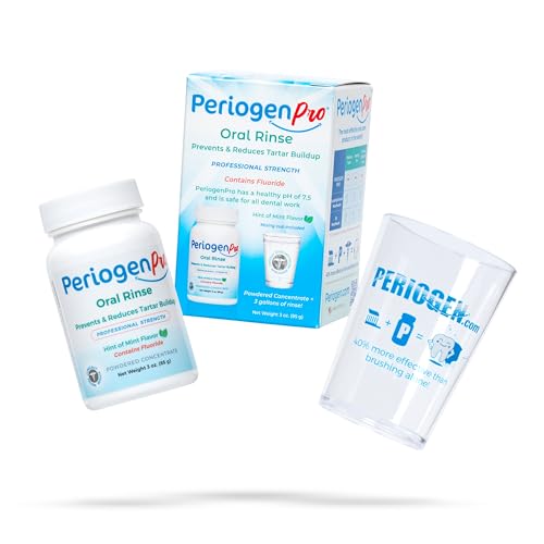 PeriogenPro Oral Rinse, Prevents & Reduces Tartar Buildup, Professional Strength, Hint of Mint Flavor, 3 oz