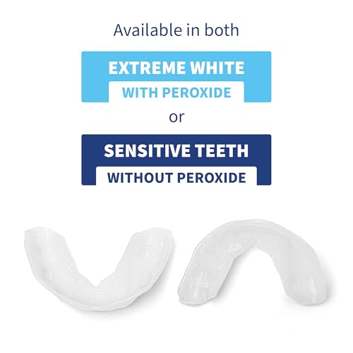 SOVA White - Teeth Whitening Kit - Includes 2 Custom-Fit Trays, 5 Whitening Gel Applicators & Protective Case - Non-Peroxide for Sensitive Teeth - BPA, Latex, Phthalates & PVC Free