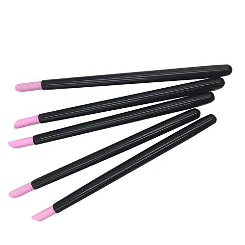 5PCS Stone Sanding Nail File Tools Nail File Cuticle Remover Trimmer Buffer Pedicure Pen Washable Manicure Tool Nail Salon Makeup Cosmetic Tool (5PCS Stone Sanding)