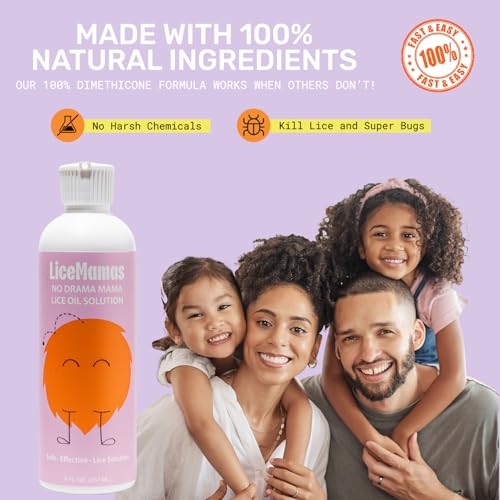 Oil Treatment, Dimethicone Lice Formula, Fast Lice Removal Kids