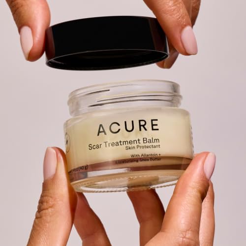 Acure Scar Treatment Balm, Nourishing Cream for New & Old Scars - 1.4 oz