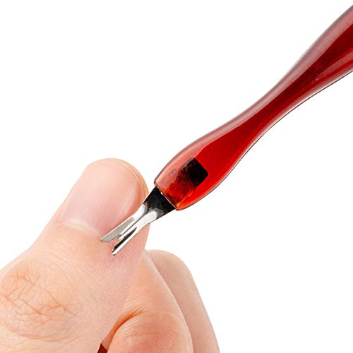 3Pcs Professional Cuticle Trimmer Cuticle Pusher Cuticle Knife Remover Dead Skin Practical Nail Art Tools