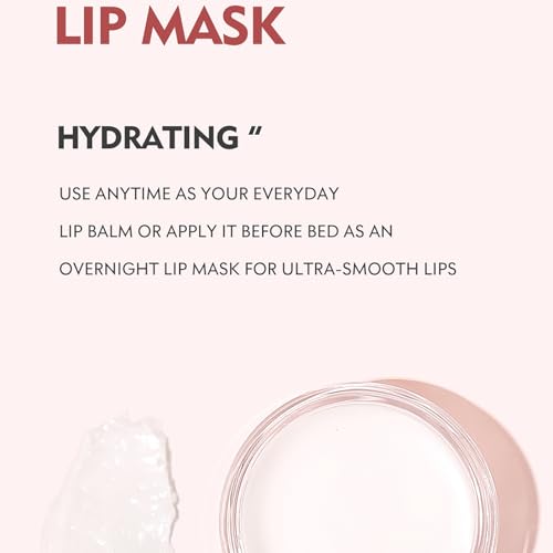 VolksRose 3-in-1 Lip Scrub & Mask Overnight & Peach Oil - Lip Care Kit Scrubber Exfoliator for Dry Chapped Lips, Instant Moisture - Lip Repair Set, Women's Gifts Set, Non-Sticky for Home & Travel 5.29 Ounce (Pack of 1)