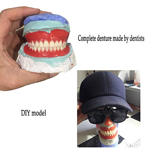 84 Pcs Dental Complete Acrylic Resin Denture False Teeth 3 Sets Synthetic Polymer Resin Denture Teeth 23 Shade A2 Upper + Lower Dental Materials