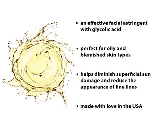 RAYA Eucalyptus Astringent with AHA 8 oz (G-207) | Exfoliating Glycolic Facial Toner for Oily and Break-Out Skin | Helps Balance pH and Dry Up Blemishes | Made with Alpha Hydroxy Acids 8 Fl Oz (Pack of 1)