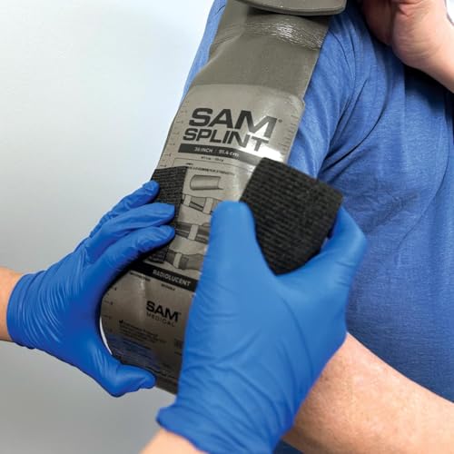 SAM Medical SAM Splint XL, Charcoal Gray, 36" x 5.5" - 1 Count