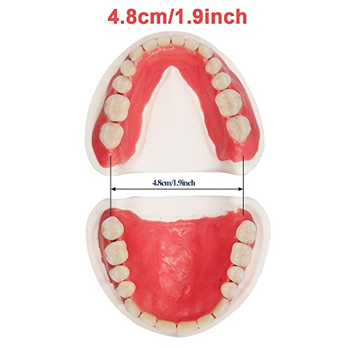Do It Yourself Denture Fake Teeth Top and Bottom Temporary Teeth for Improve Smiling