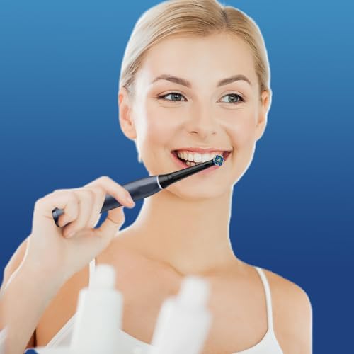 8 Pack Replacement Heads Compatible with Oral B iO Toothbrush Heads Multi-colored 8 Count (Pack of 1)
