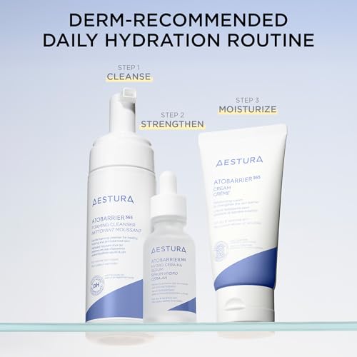 AESTURA ATOBARRIER365 Gentle pH-Balanced Foaming Cleanser with Ceramides | Korean Face Wash for Skin Moisture Barrier Repair, Hydrating Formula, Suitable for Dry Skin, 150ML / 5.07 oz.