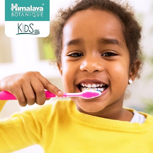 Himalaya Botanique Kids Fluoride Free Toothpaste, Cool Mint, 4 oz, 4 Pack 4 Ounce (Pack of 4)