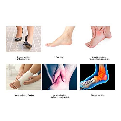 Milltrip Orthopedic Ankle Support Foot Drop Brace Splint Left Foot