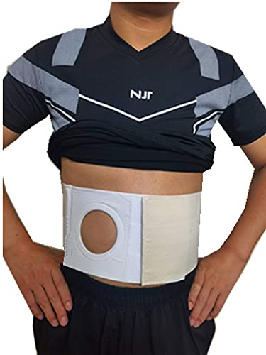 Unisex Ostomy Abdominal Binder Opening 3.14 Ostomy Belt Hernia Colostomy Belt Colostomy Bag Support Stoma Support Wrap XL 45.28 49.21 inches XL 45.28 49.21 Inch XL: 45.28-49.21 Inch - BeesActive Australia
