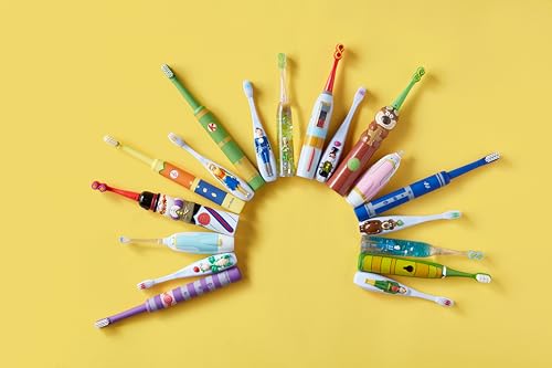 SuperMouth Musical Sonic Kids Toothbrush 2-12, Soft, Cavitar Sonic Cavitar Musical Toothbrush