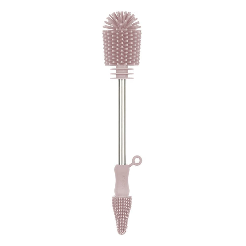 Haakaa Silicone Cleaning Brush Kit – Household Cleaning Brushes for Bottles and Crevices – Food-Grade Silicone: Dishwasher Safe (Brush-Blush) Brush-blush - BeesActive Australia