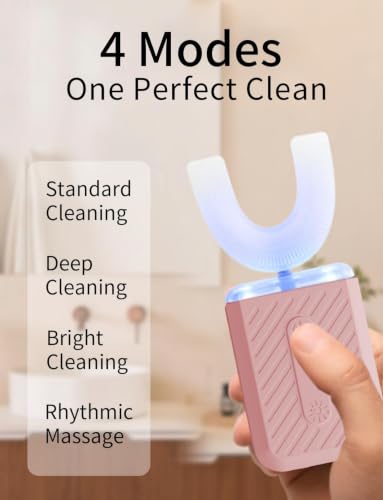 U-Shaped Electric Toothbrush with IPX7 Waterproof