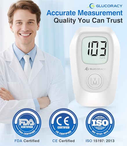 Glucoracy G-425 Blood Glucose Monitoring System, 100 Test Strips 100 Pack