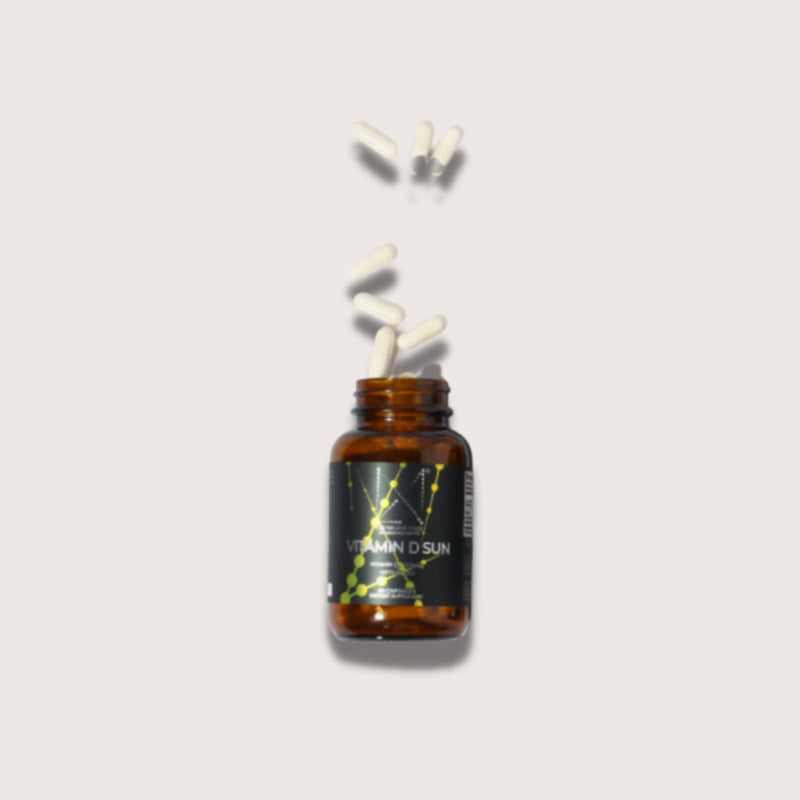 DR. NIGMA Vitamin D 5000iu Sun with K1 + K2 to Support Skin concerns, a Happy and Healthy Body - 60 Capsules