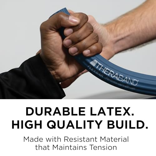 THERABAND FlexBar, Flex Bar, Physical Therapy, Tennis Elbow, Blue