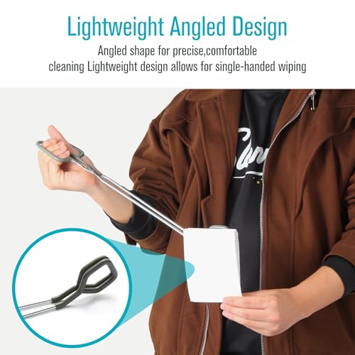 Toilet Aids for Wiping Bottom 3 Pack Self Wipe Assist Long Short Handle,Butt Wiper Tool with Boxes for Garage Storage,Daily Living Toilet Tissue aids for Women,Men,Disability and Elderly