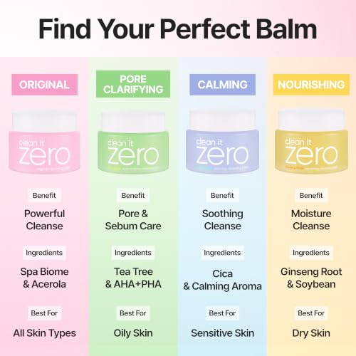 BANILA CO Clean it Zero Original Cleansing Balm Big Size (6.08 fl oz) 00.NEW ORIGINAL 180ML