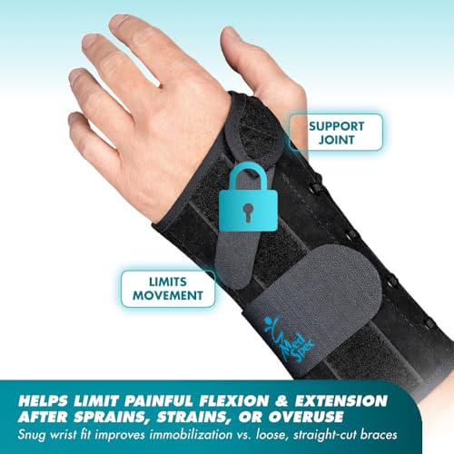Med Spec 8" Wrist Lacer Support Brace Carpal Tunnel Left Hand Small 8-inch Length