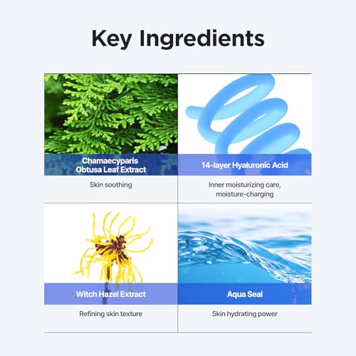 ISNTREE Ultra-Low Molecular Hyaluronic Acid Toner | Korean Hydrating Toner with Hyaluronic Acid | Quick-Absorbing Facial Toner for Deep Hydration, Fragrance-Free, 10.14 fl oz