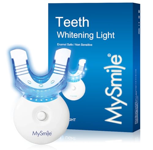 MySmile Non-Sensitive Teeth Whitening Accelerator Light with Teeth Whitening Gel Pen Refill Pack, 3 Non-Sensitive Teeth Whitening Pen, Teeth Whitener Tooth Whitening Gel with for Home, 10 min Fast Res