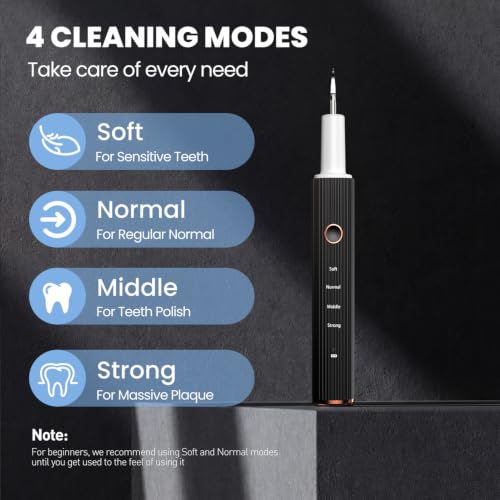 Ultrasonic Tooth Scaler Plaque Remover for Teeth - Tartar Remover for Teeth