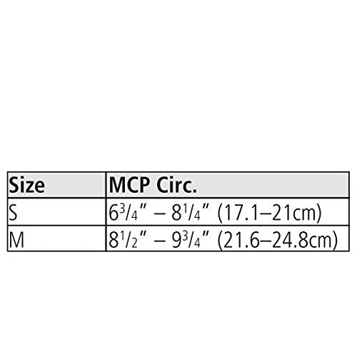 Rolyan Soft Hand-Based Ulnar Deviation Insert, Left Hand, Short Splint, S Small