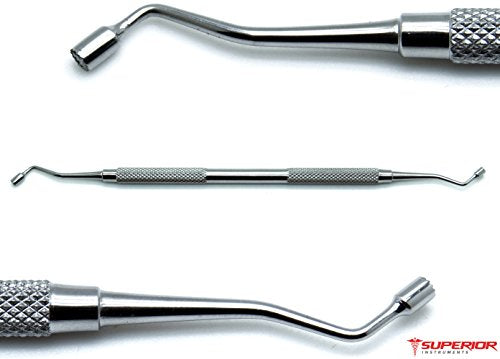Dental Amalgam Filling Serrated Plugger 720-1, 721-2, 722-3, 723-4 Double Ended 1.2mm/1.5mm, 1.9mm/2.2mm, 2.4mm/2.7mm, 2.8mm/3.1mm Restorative 4 Pieces Instruments
