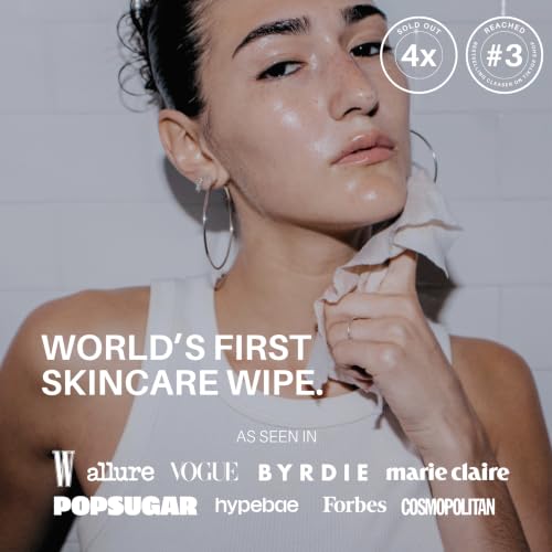4AM Clean Sheets Hydrating Micellar Skincare Wipes for Face, No Rinse, 30ct