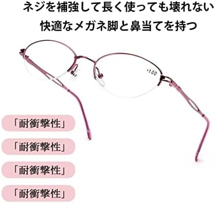 [JIMMY ORANGE] Women's Reading Glasses, Blue Light Cut, Cute, Oval UV Protection, Aspherical Lenses, Reading Glasses, Case Included, For Computers, Smartphones, Fashion -  Australia