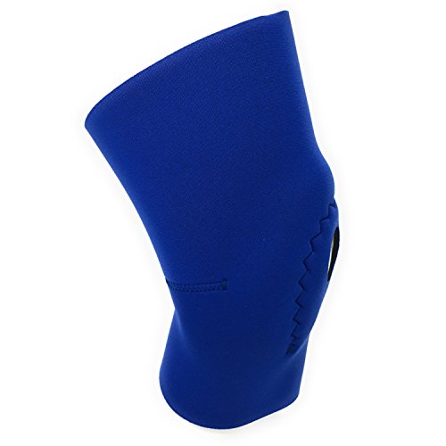 OTC Neoprene Knee Sleeve Support With Hor-Shu Pad, Blue, Small